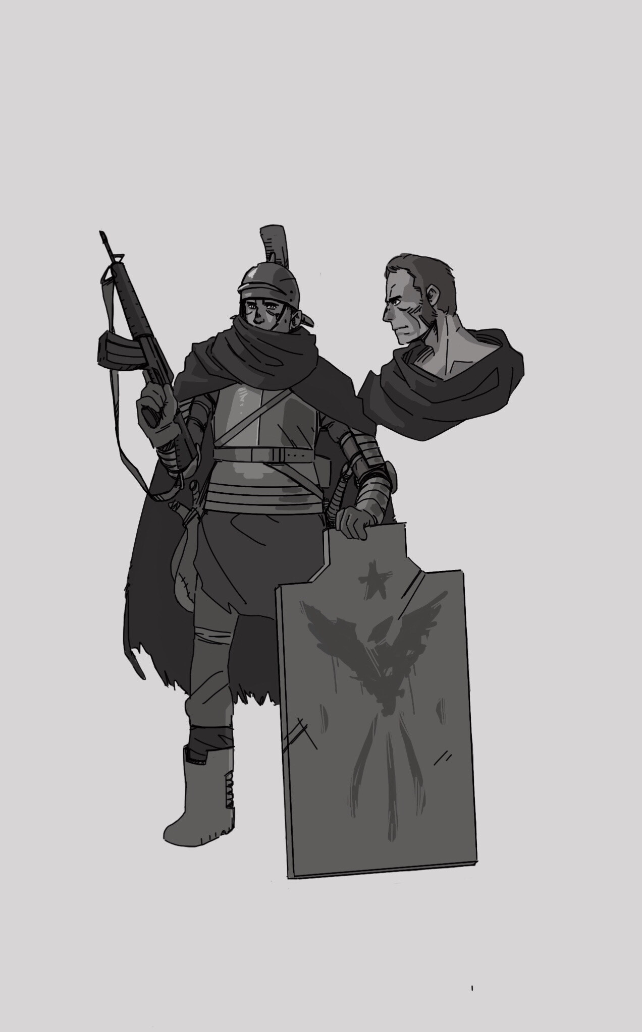 ArtStation - Aurelius Spire, Ibulian Praetorian- Caves of Qud Character Art