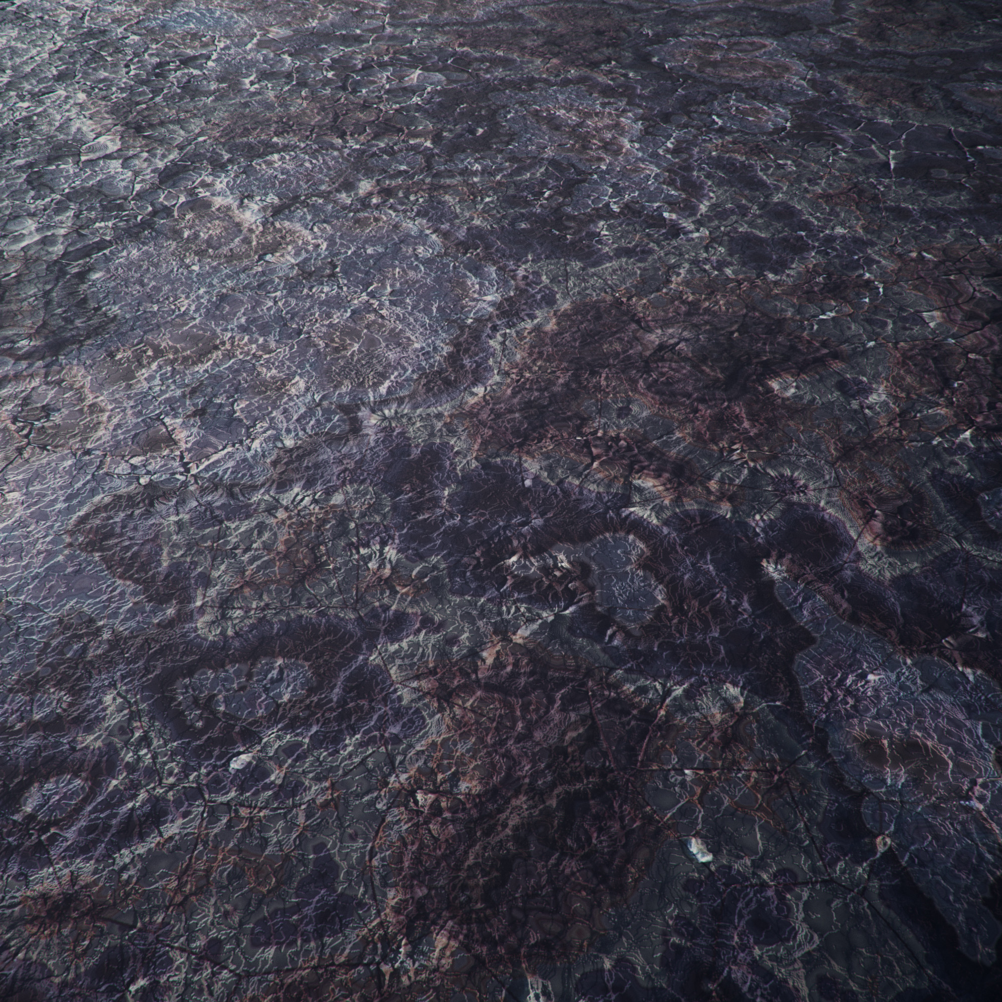 Material "earth" on plane