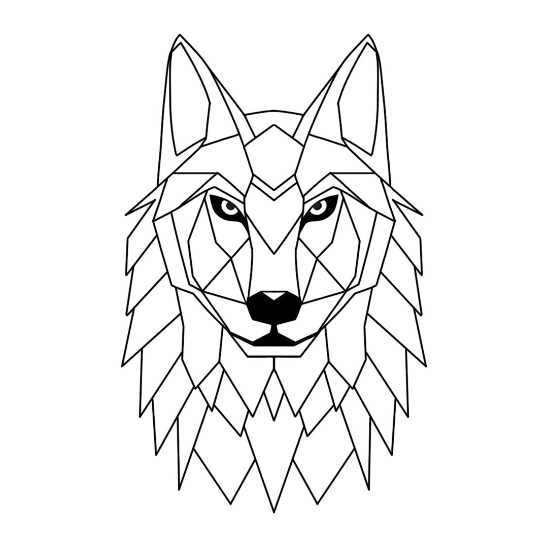 Lineart Wolf