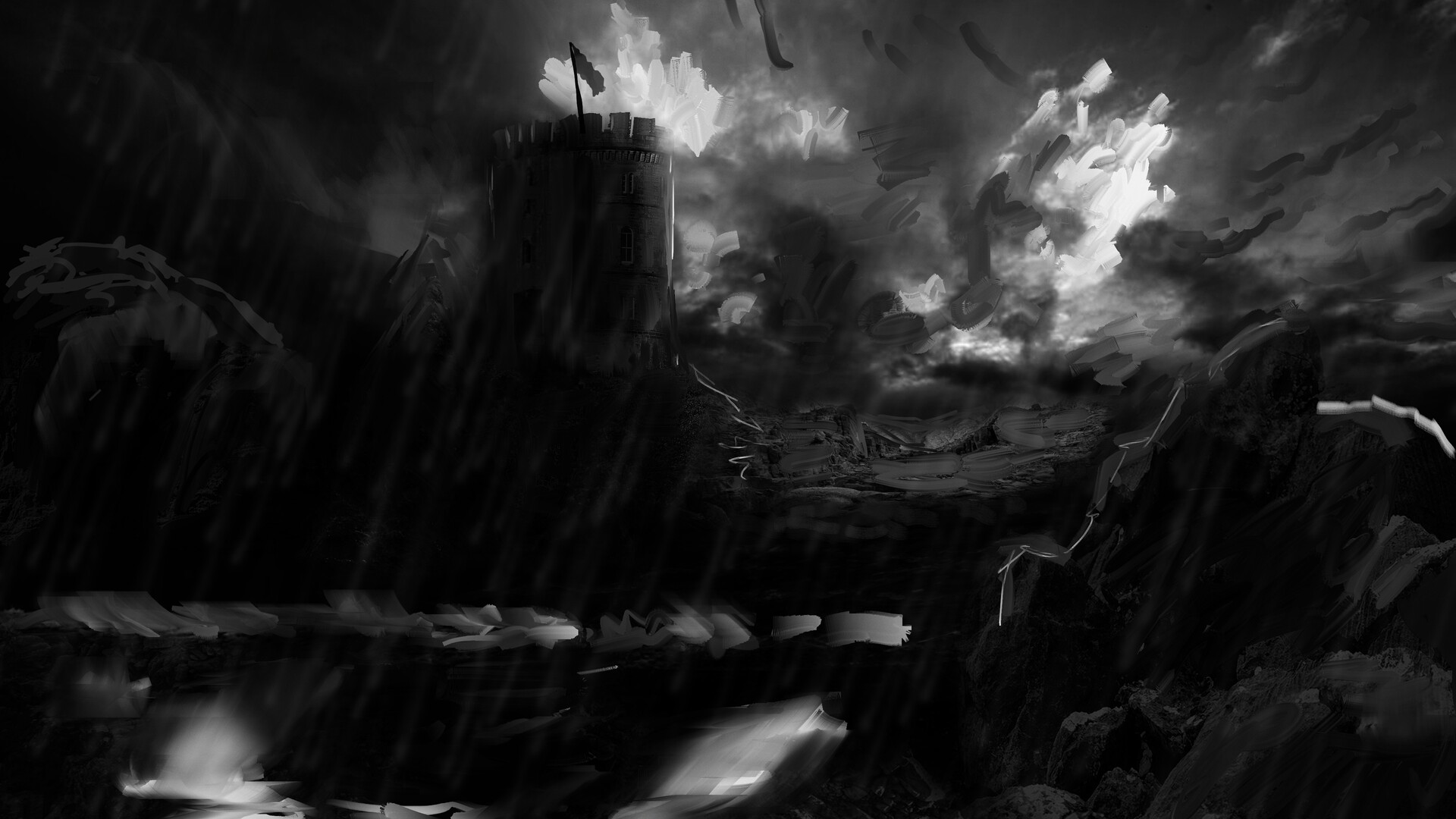ArtStation - Castle Rain