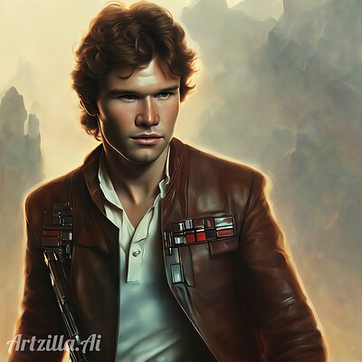 ArtStation A Young Han Solo Star Wars Character