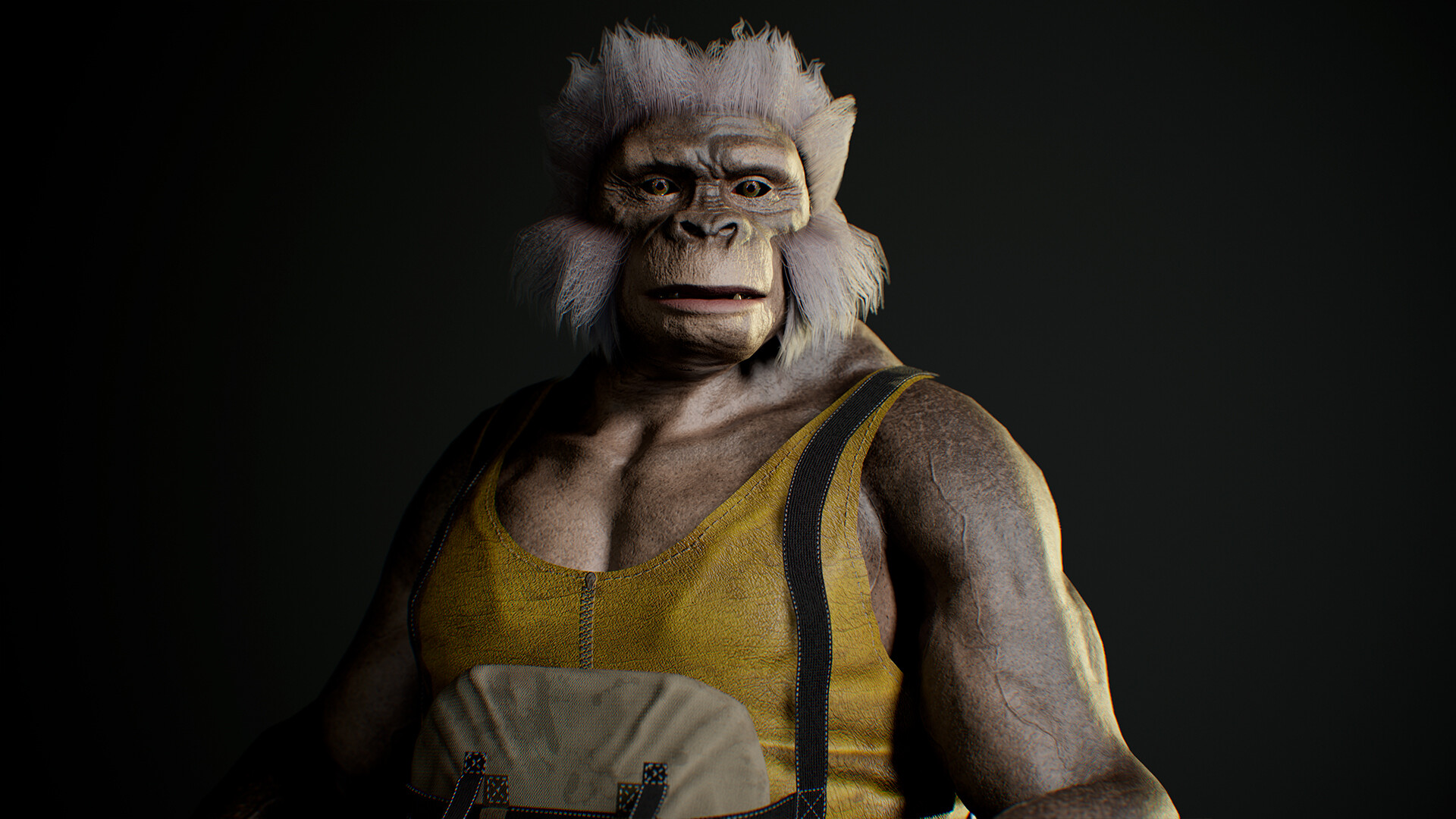 ArtStation - 3d character crazy monkey