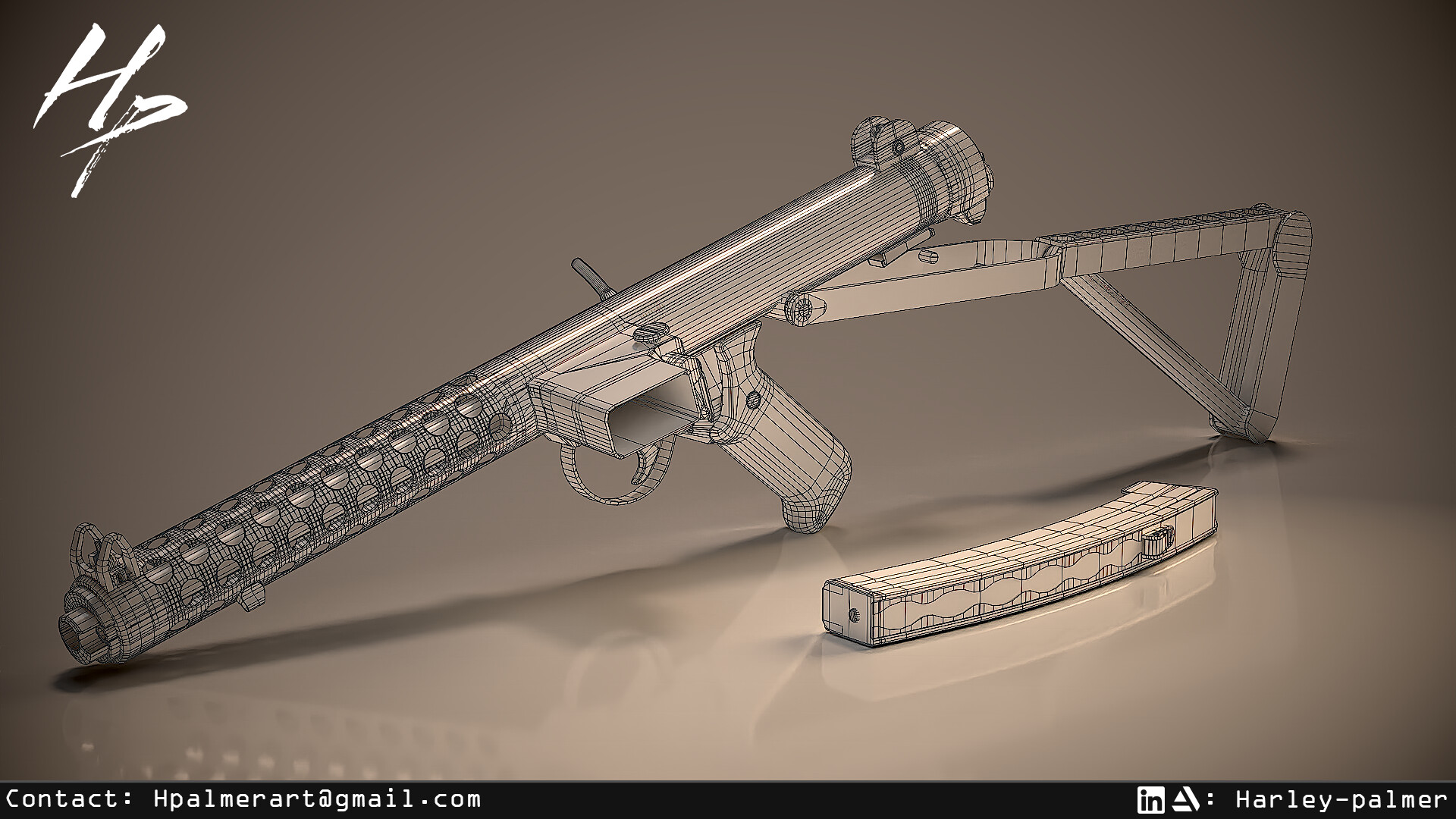 Harley Palmer - Sterling L2A3 Submachine Gun