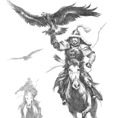 William bao mongolian sketch1