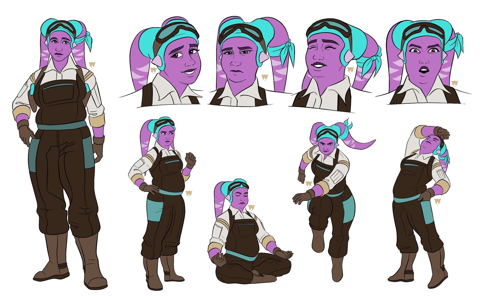 Ace Pilot Lila Tarkona (Visual Development)