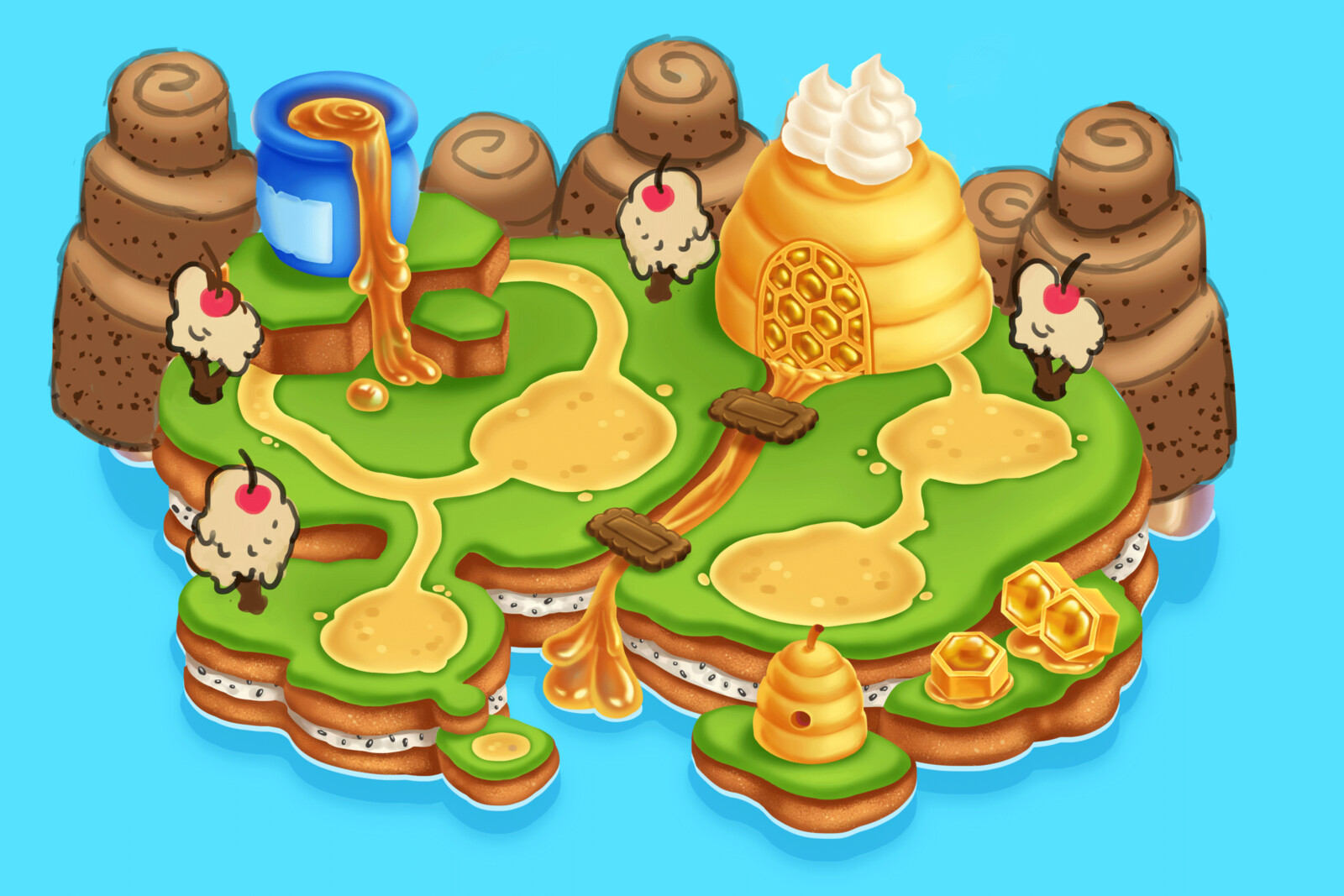 Honey island changes after feedback