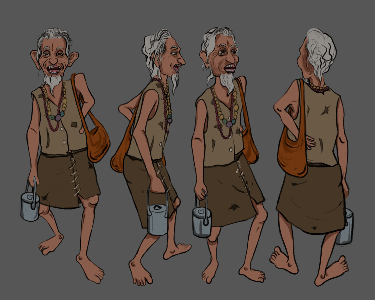 ArtStation - Fakir Baba Character sheet