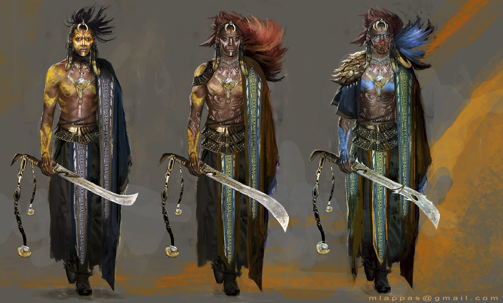 Tribal Warriors-Concept Art