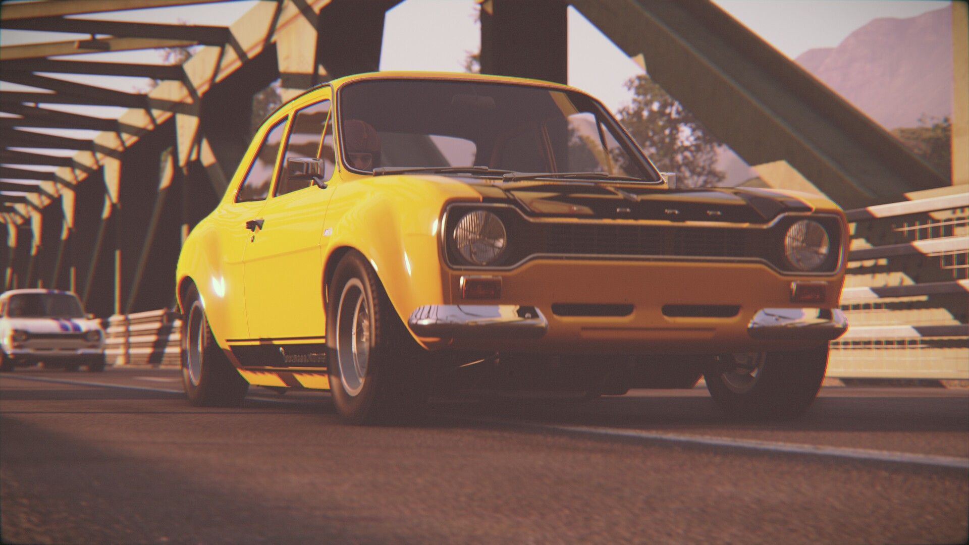 ArtStation - Ford Escort  (with wireframe) - Project CARS 1