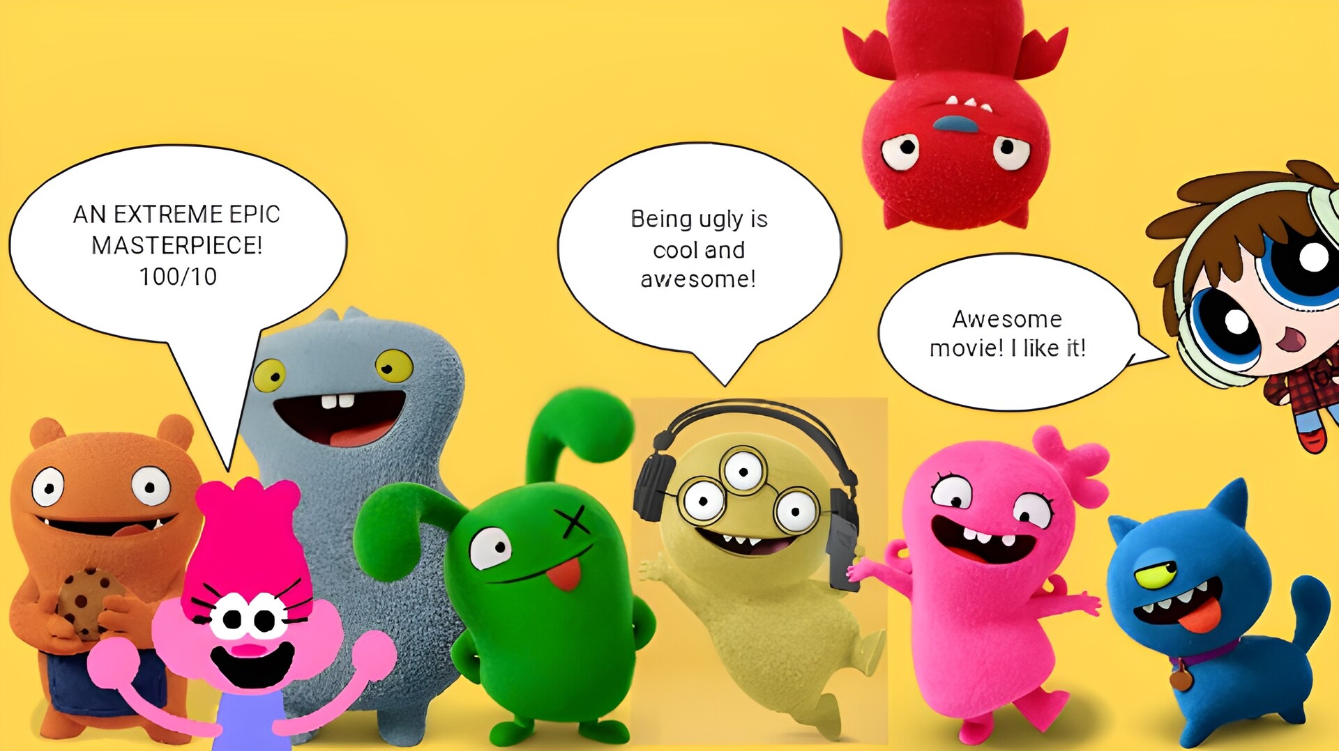Ugly dolls store showcase