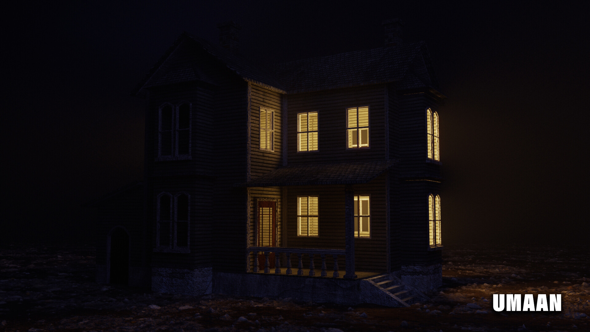 ArtStation Haunted House 3D