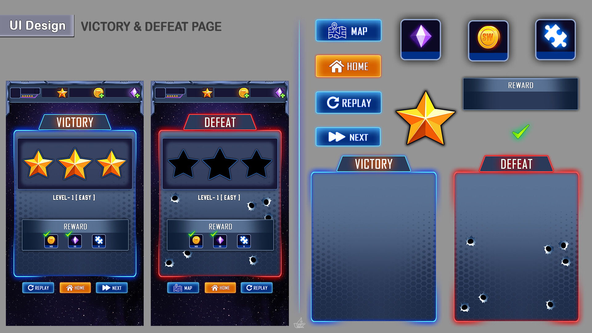 ArtStation - UX/UI Design Game