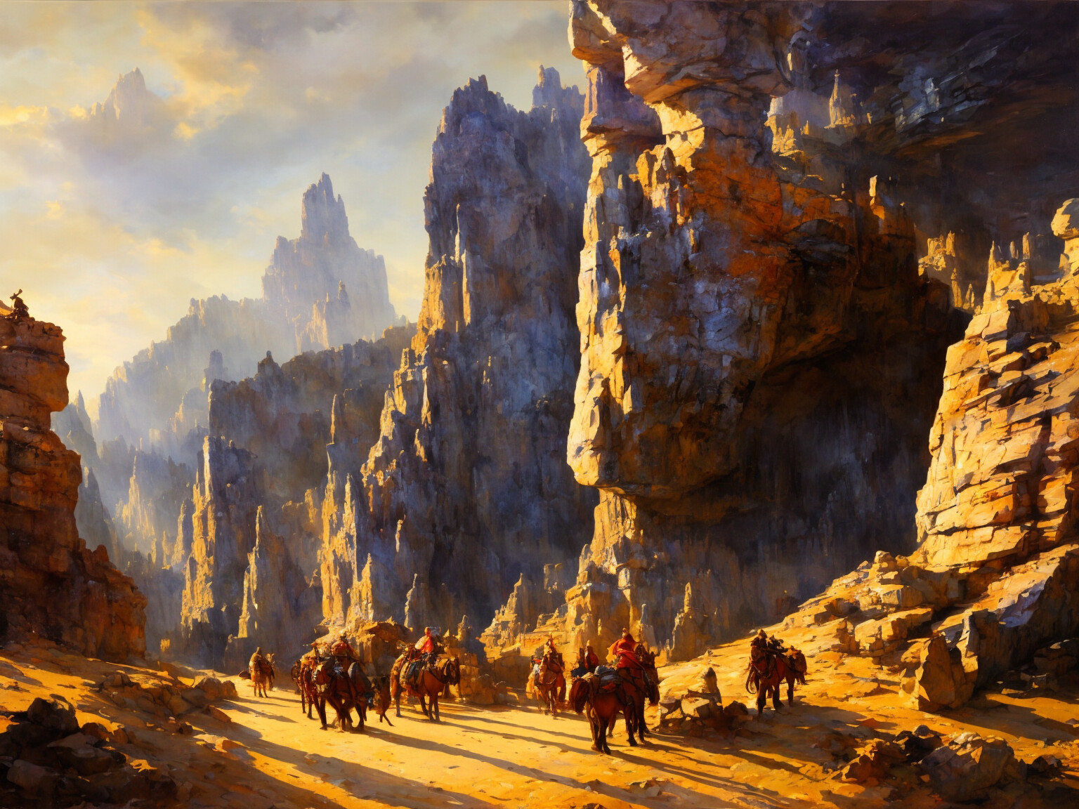 canyon and cliffs