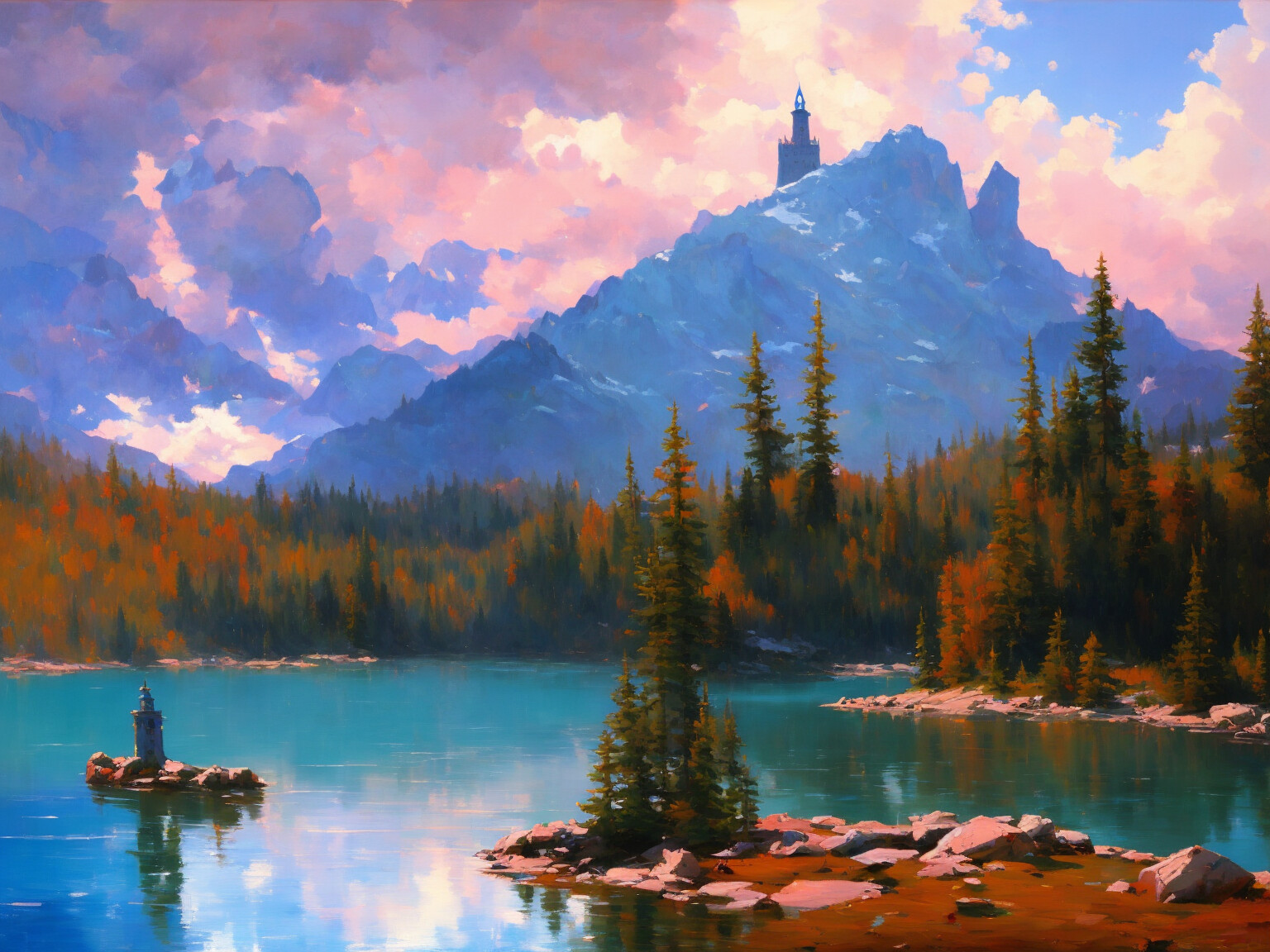 mountain lake