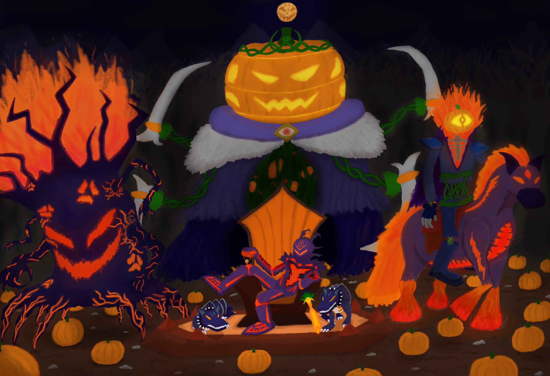ArtStation Terraria Halloween Contest Entry