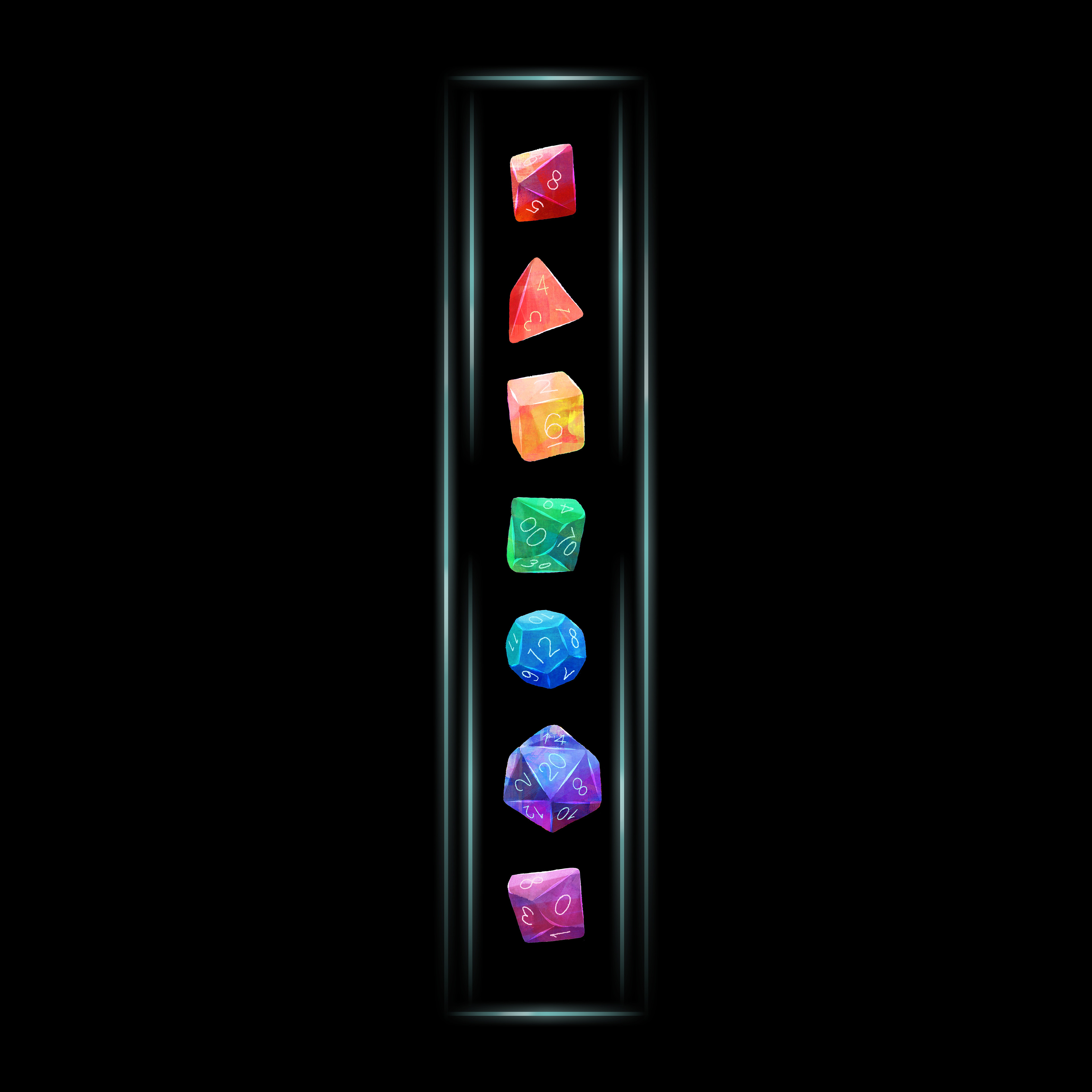 Rainbow dice