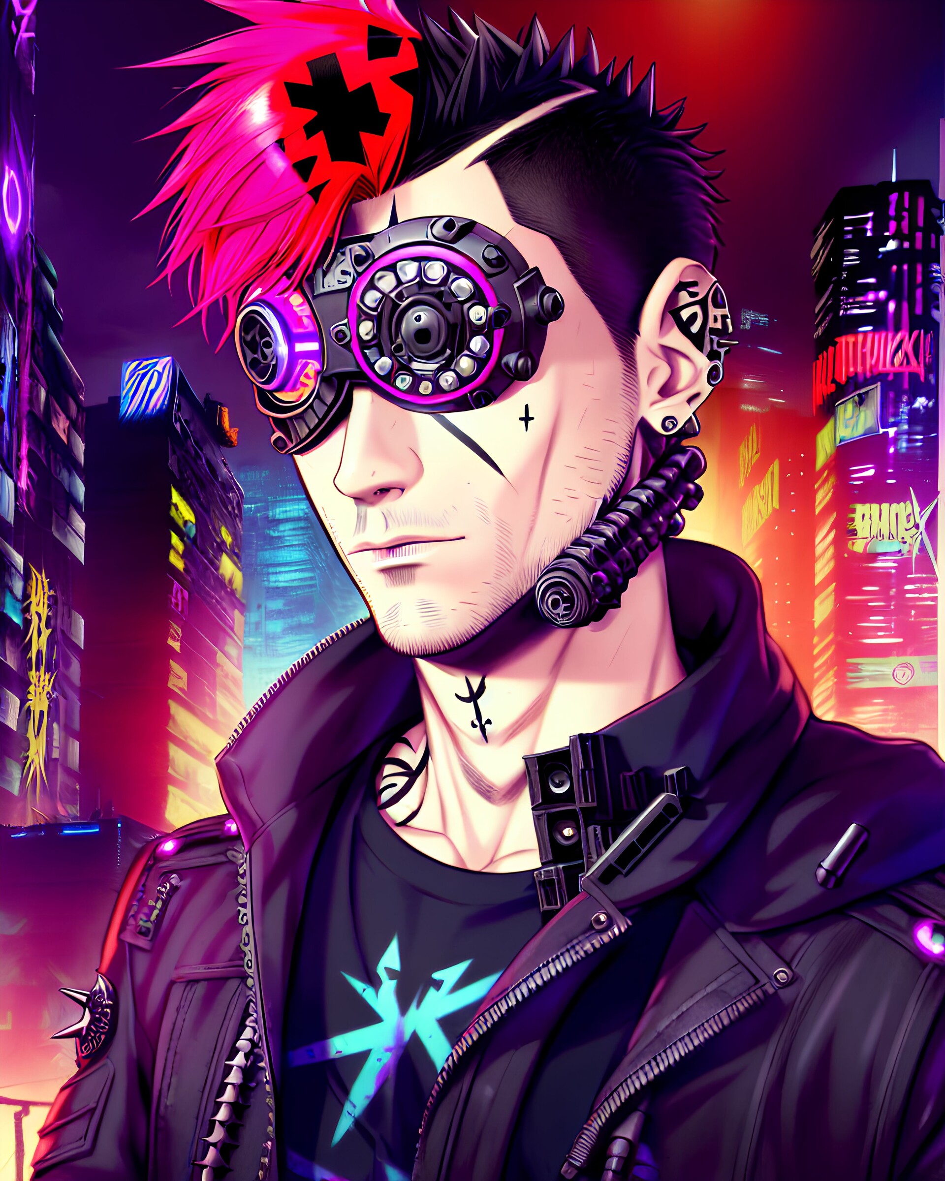 ANIME Cyberpunk Boy (6) by PunkerLazar on DeviantArt