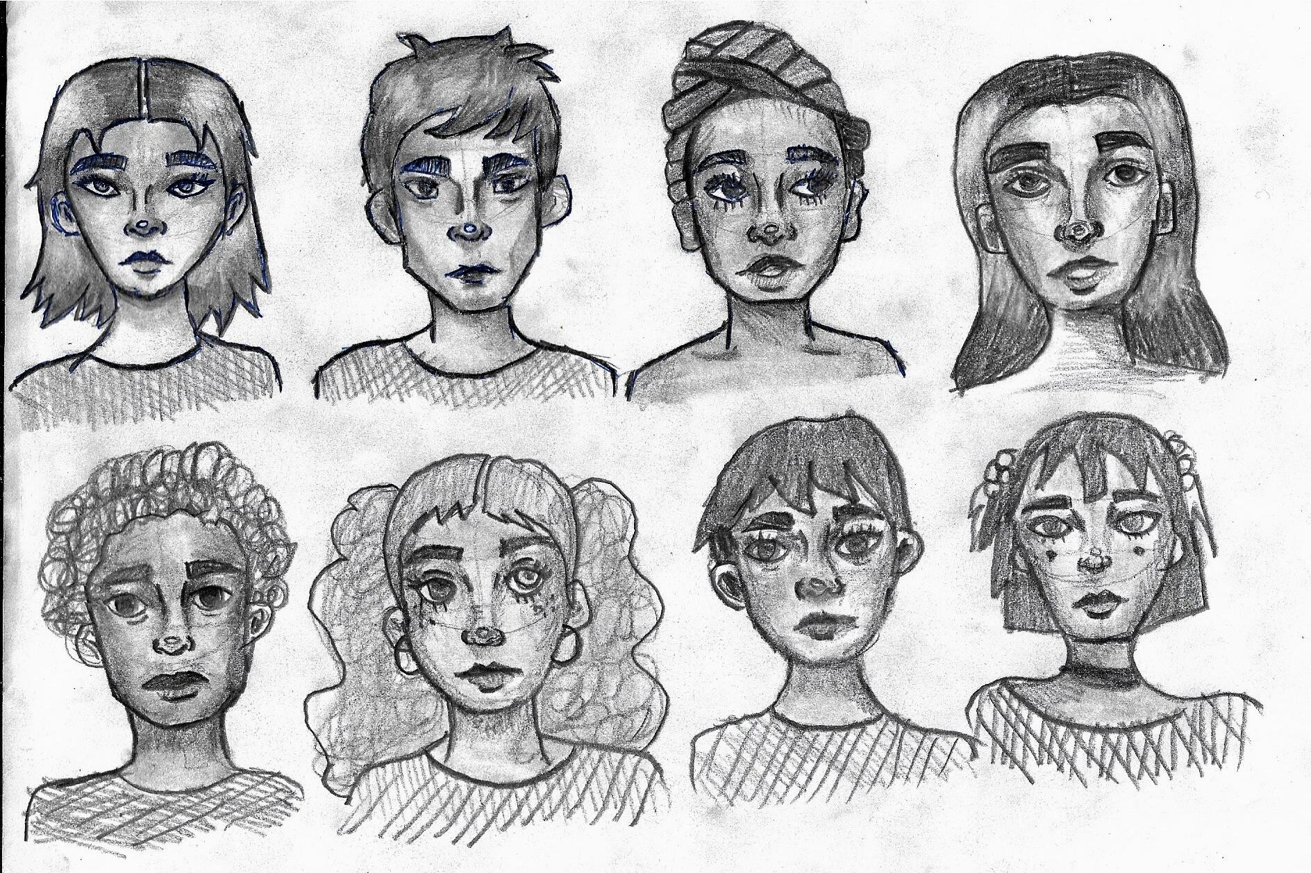 ArtStation - 12 Estudio Práctico de Anatomía en Modelo: Facciones del ...