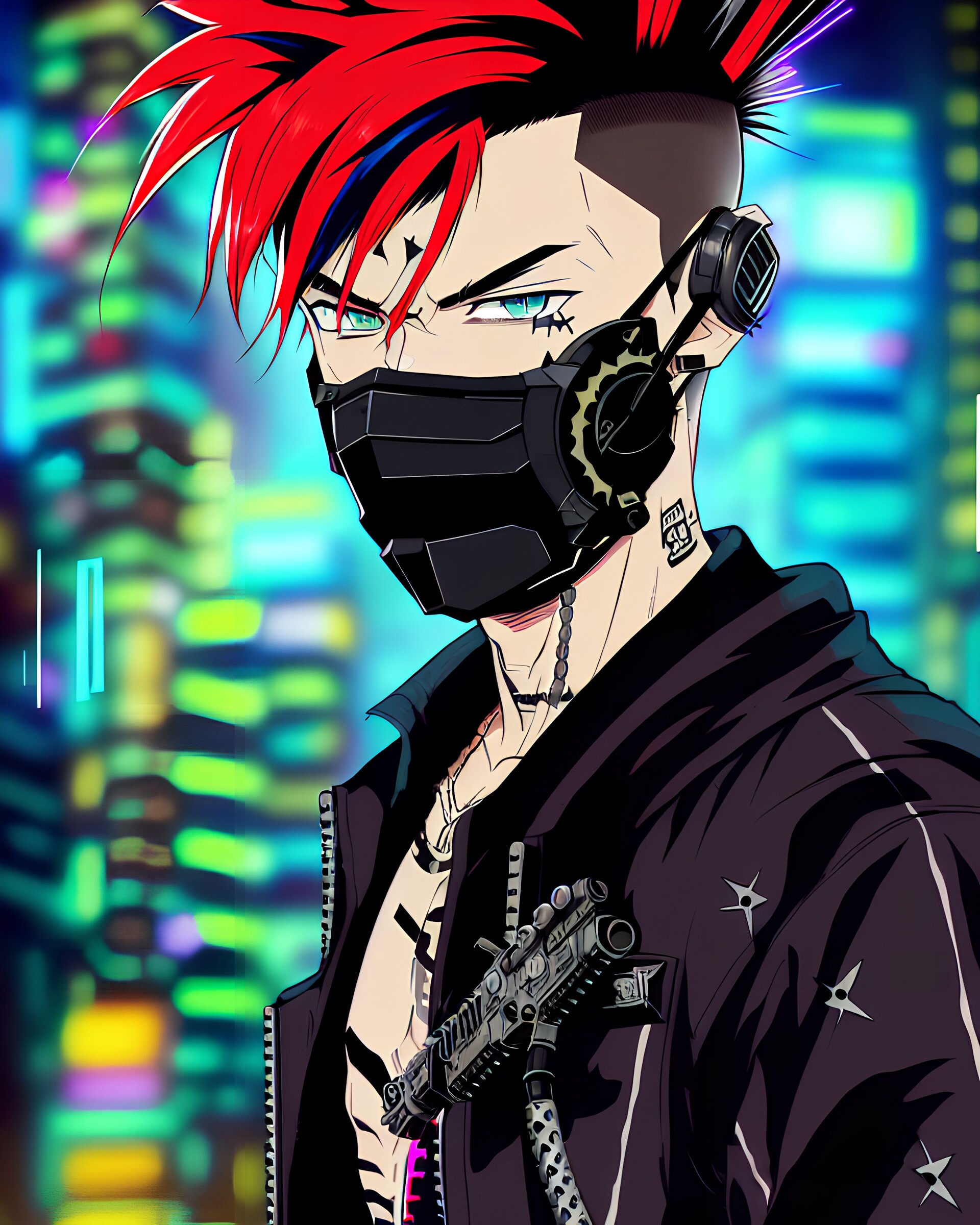 Pin by Lappland on Scarlet Nexus  Samurai artwork, Cyberpunk character,  Cyberpunk boy