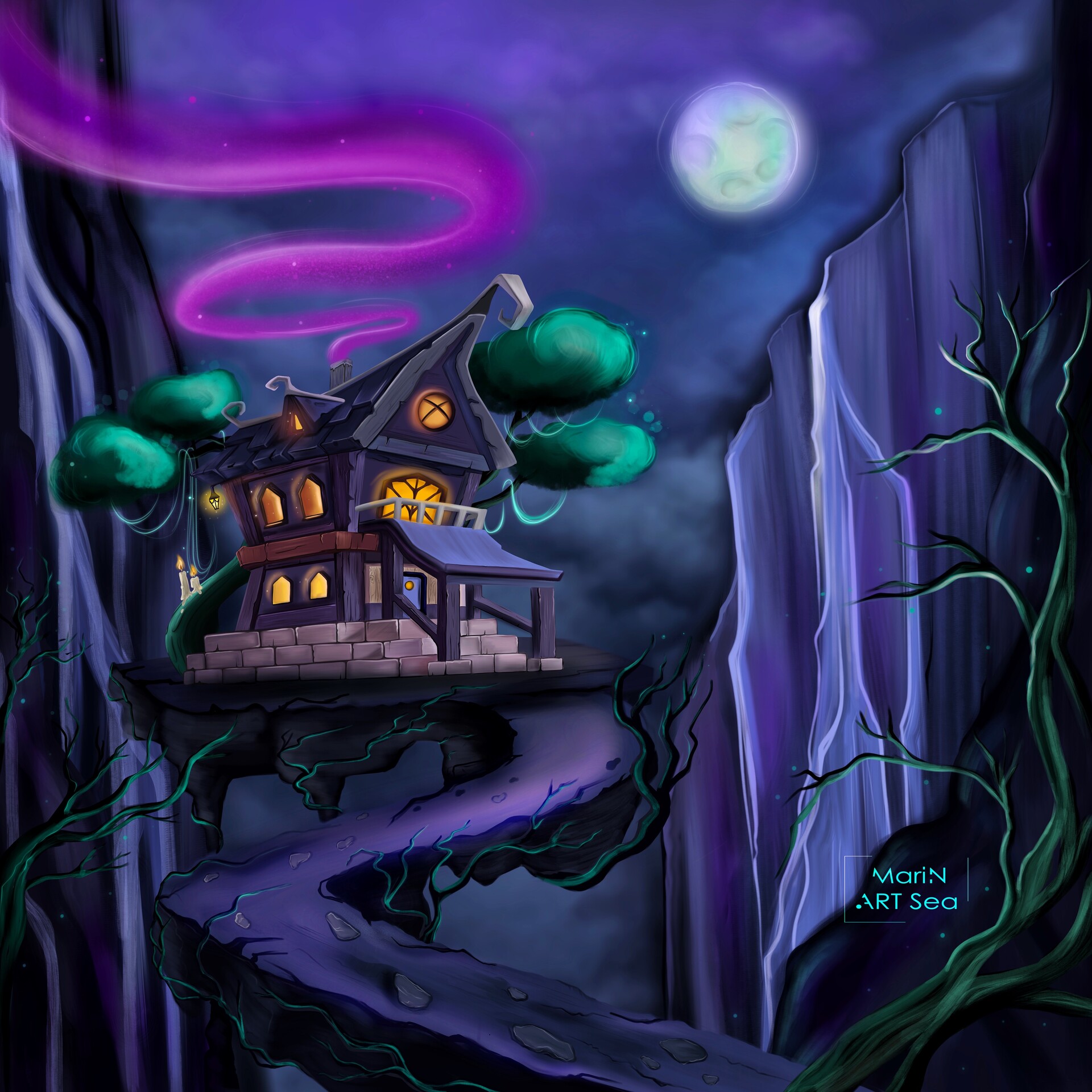 ArtStation Magic house