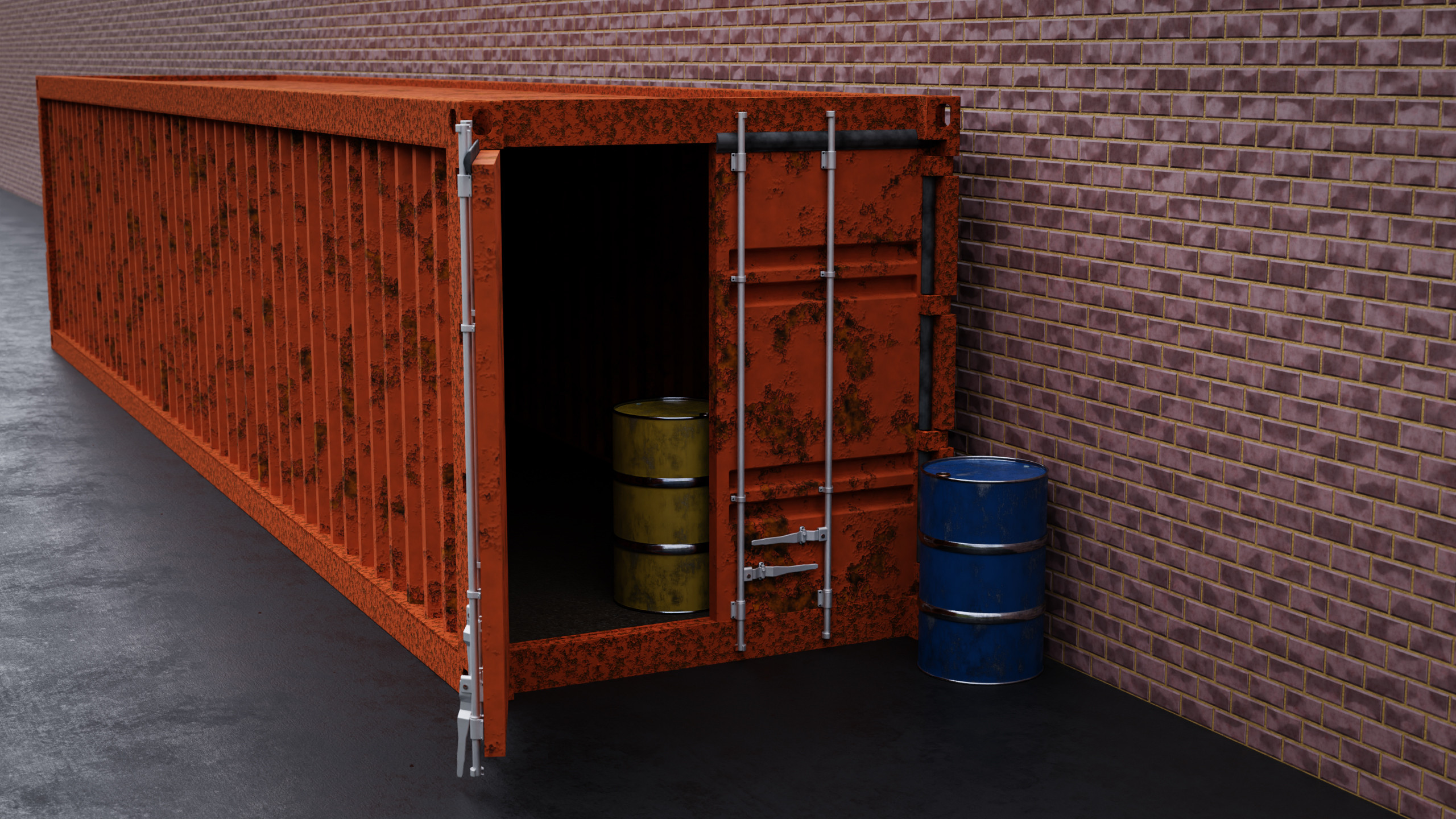 Container and Barels