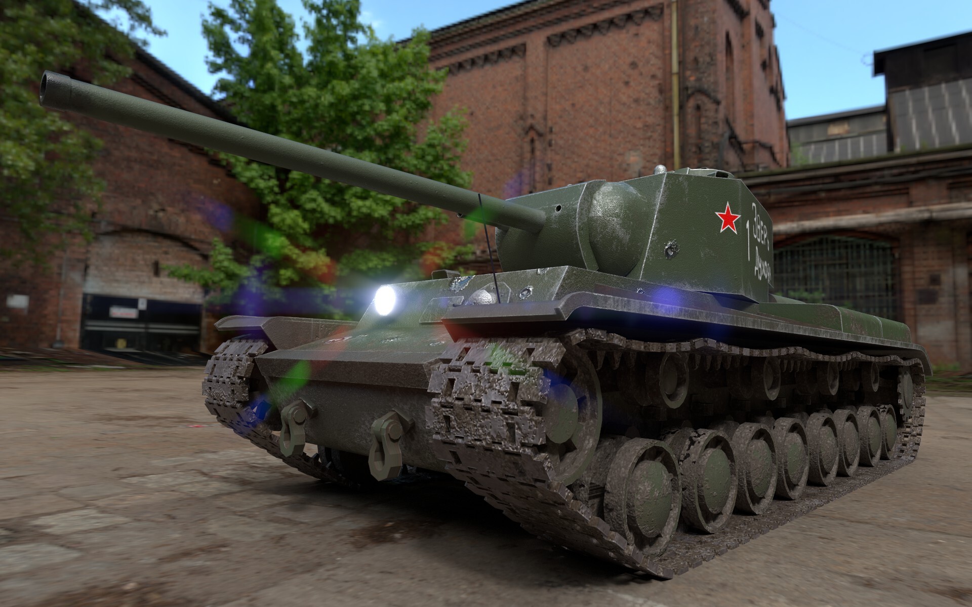 ArtStation - KV-4 (Dukhov's design) Superheavy Tank - Prop Modelling