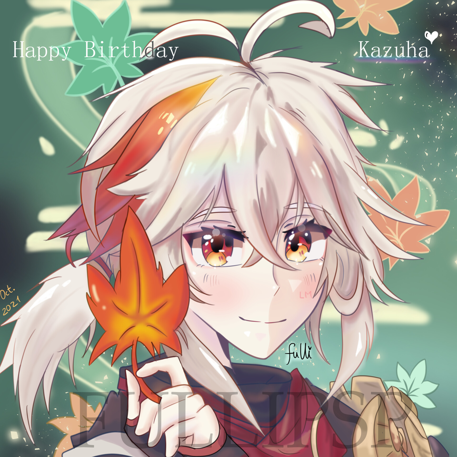 ArtStation Happy Birthday Kazuha! Fanart