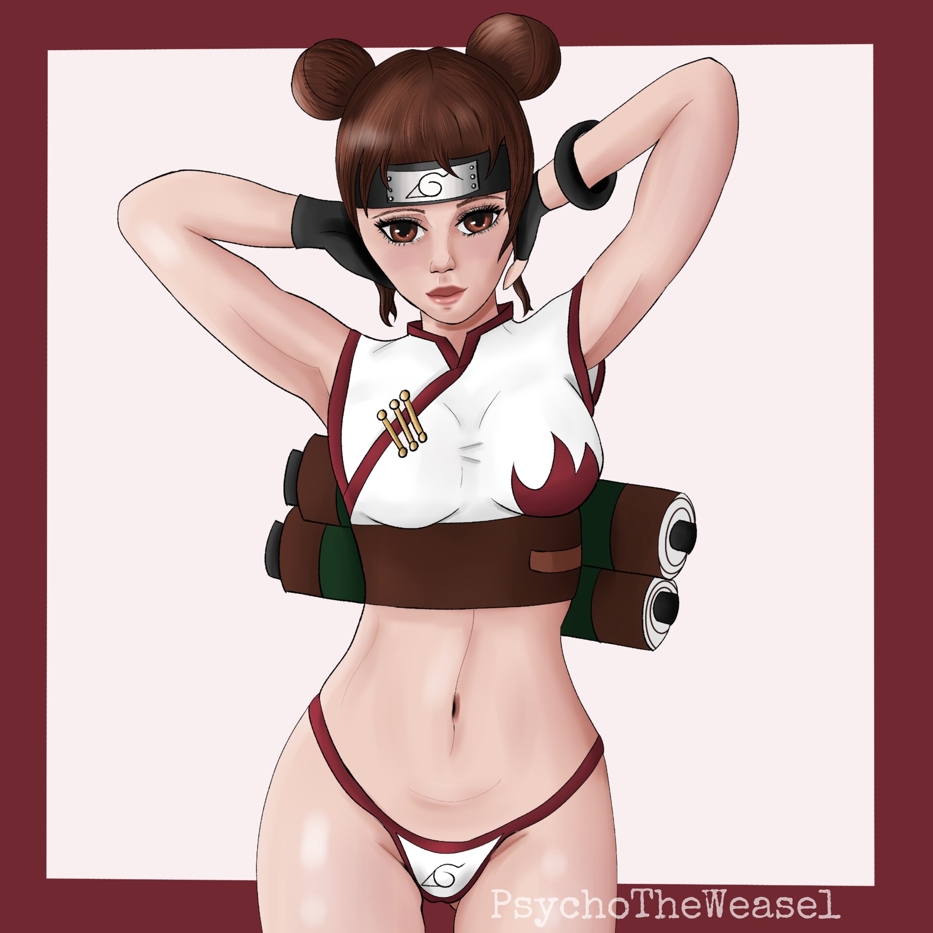 ArtStation - Sexy Tenten from Naruto