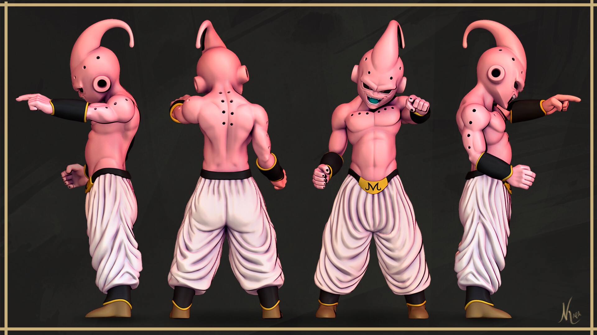 ArtStation - Majin Buu (Kid)