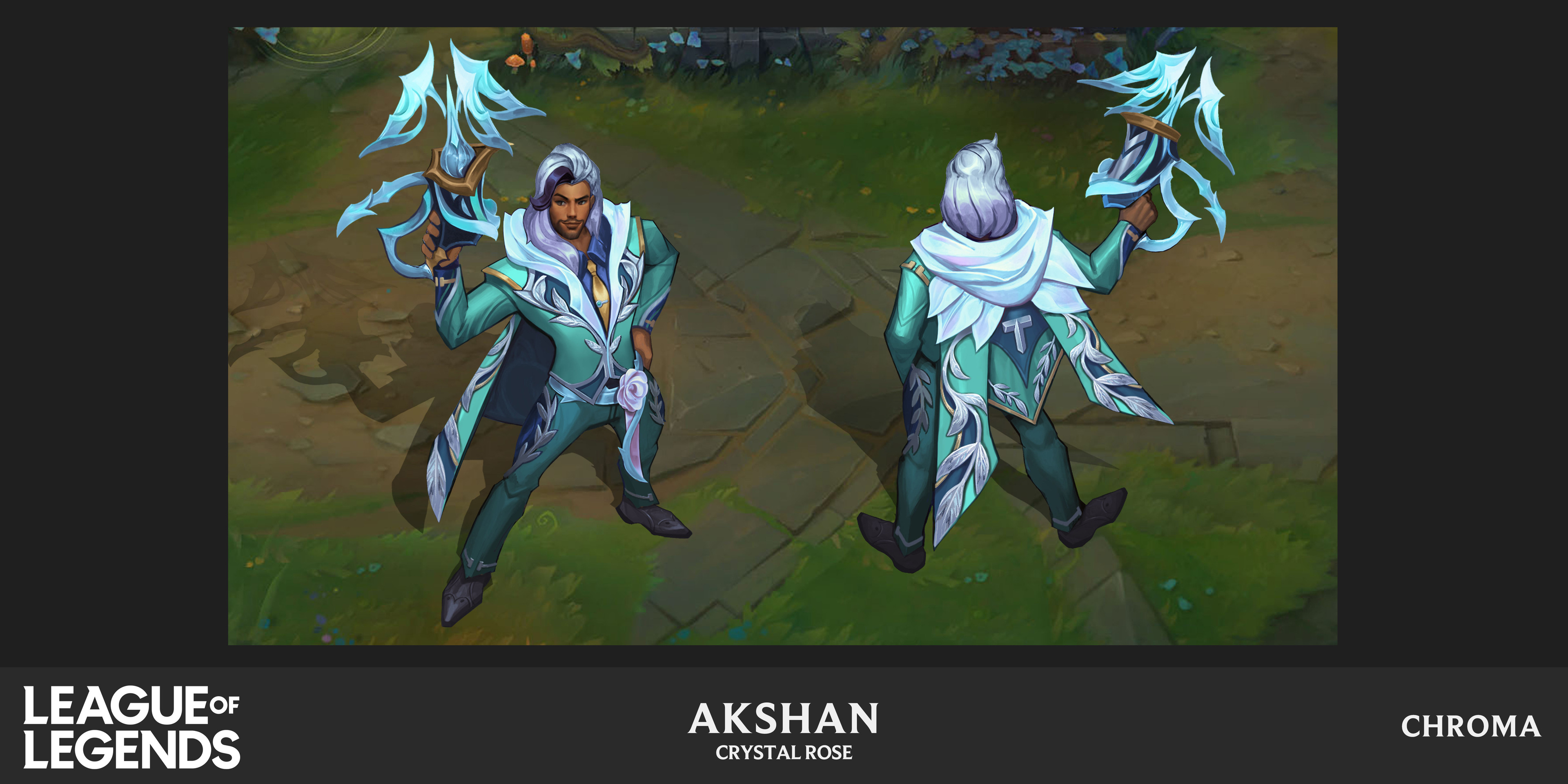 Swain Crystal Rose (Tiffany & Co) chromas in League of Legends