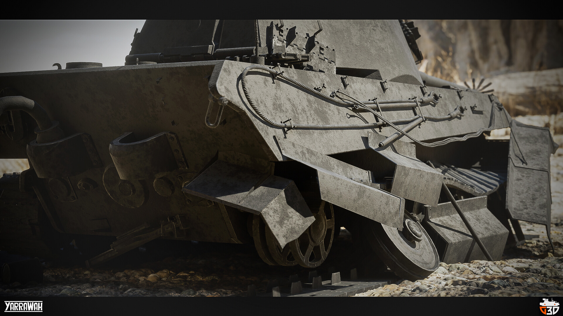 ArtStation - WW2 Tank - Tiger 2 - Unreal Engine