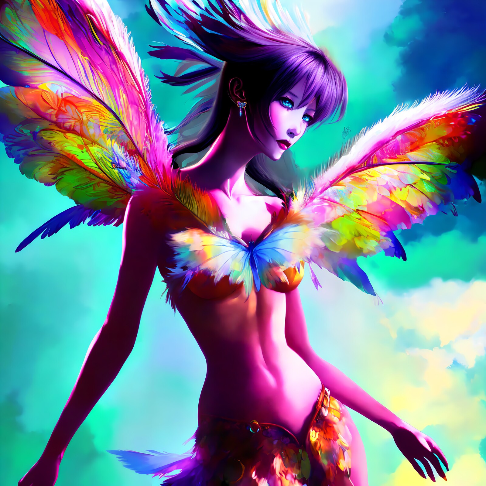 Butterfly Feather Fairy