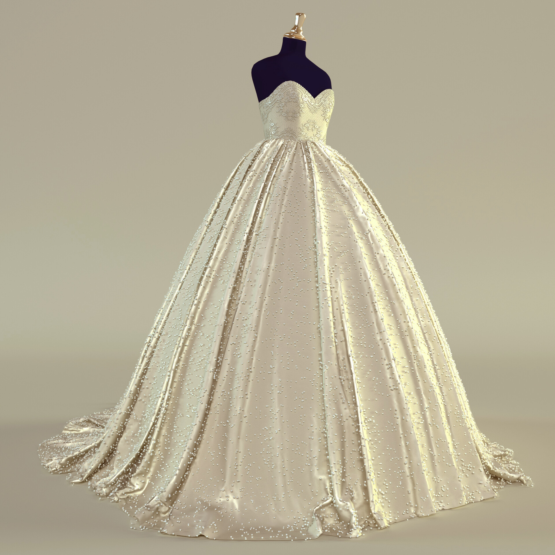 ArtStation - Bride dress