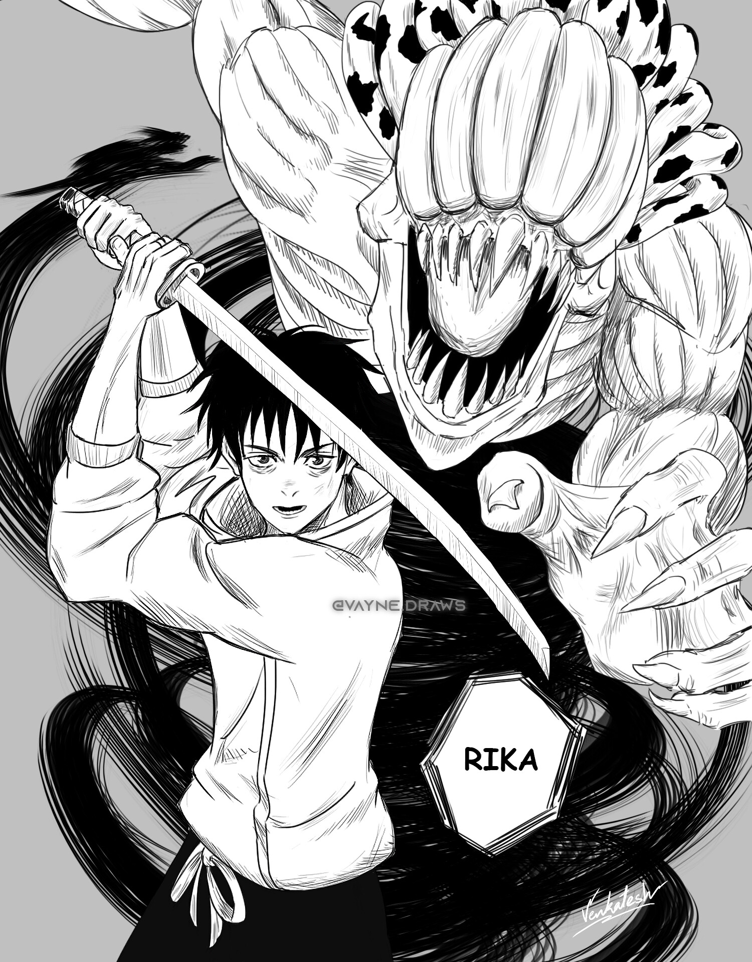 ArtStation Yuta Okkotsu Jujutsu Kaisen