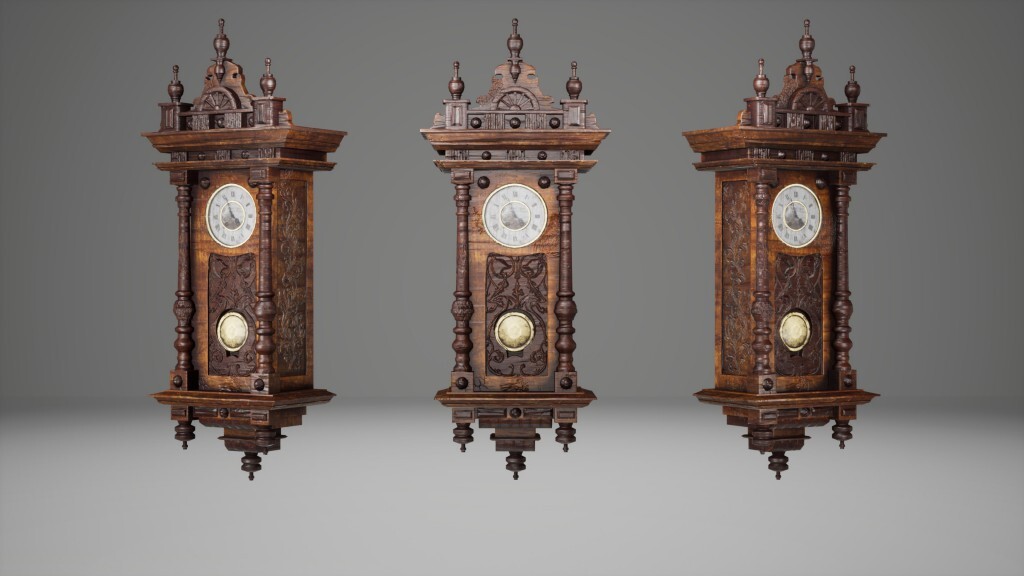ArtStation Wall Grandfather Clock