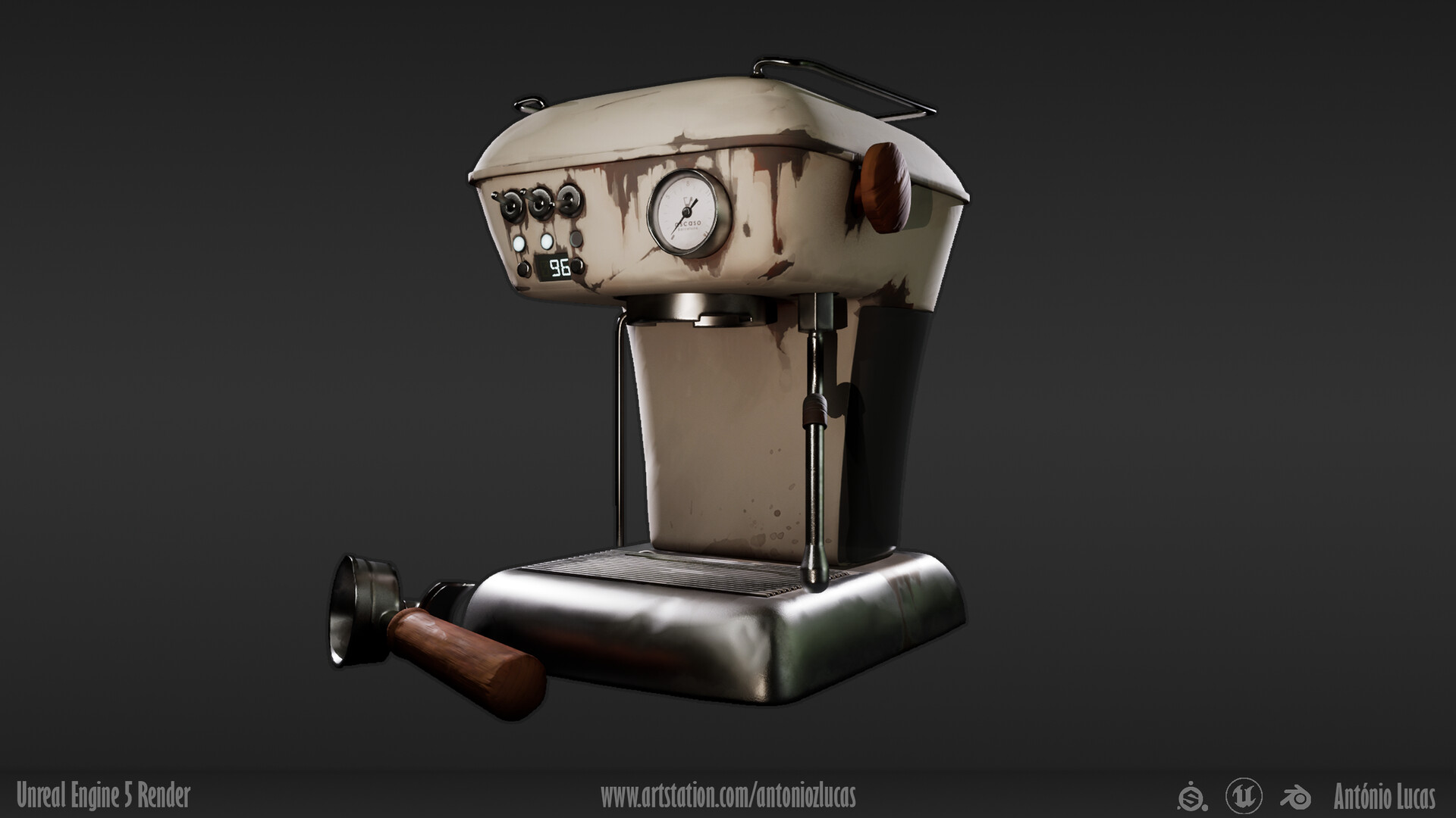 ArtStation Old Coffee Machine