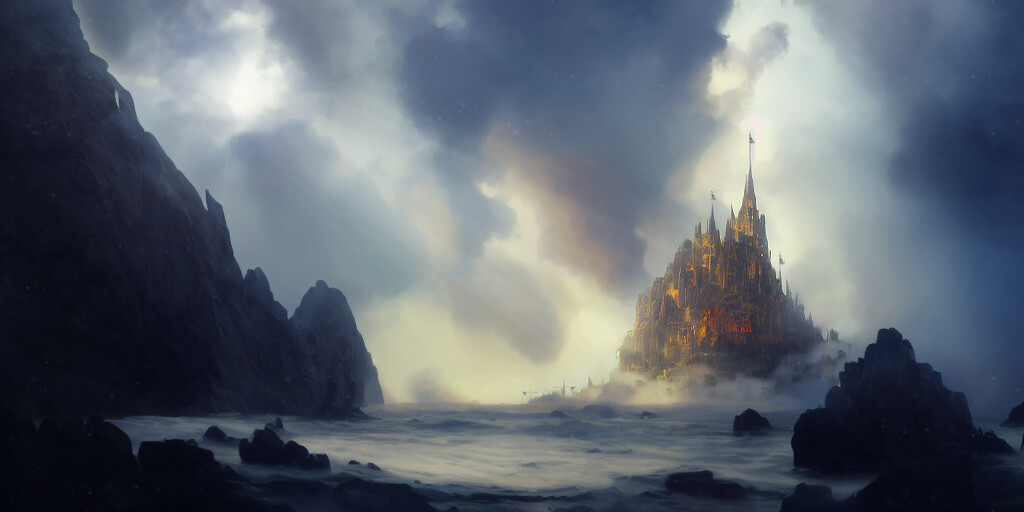 ArtStation - Castle at Sea