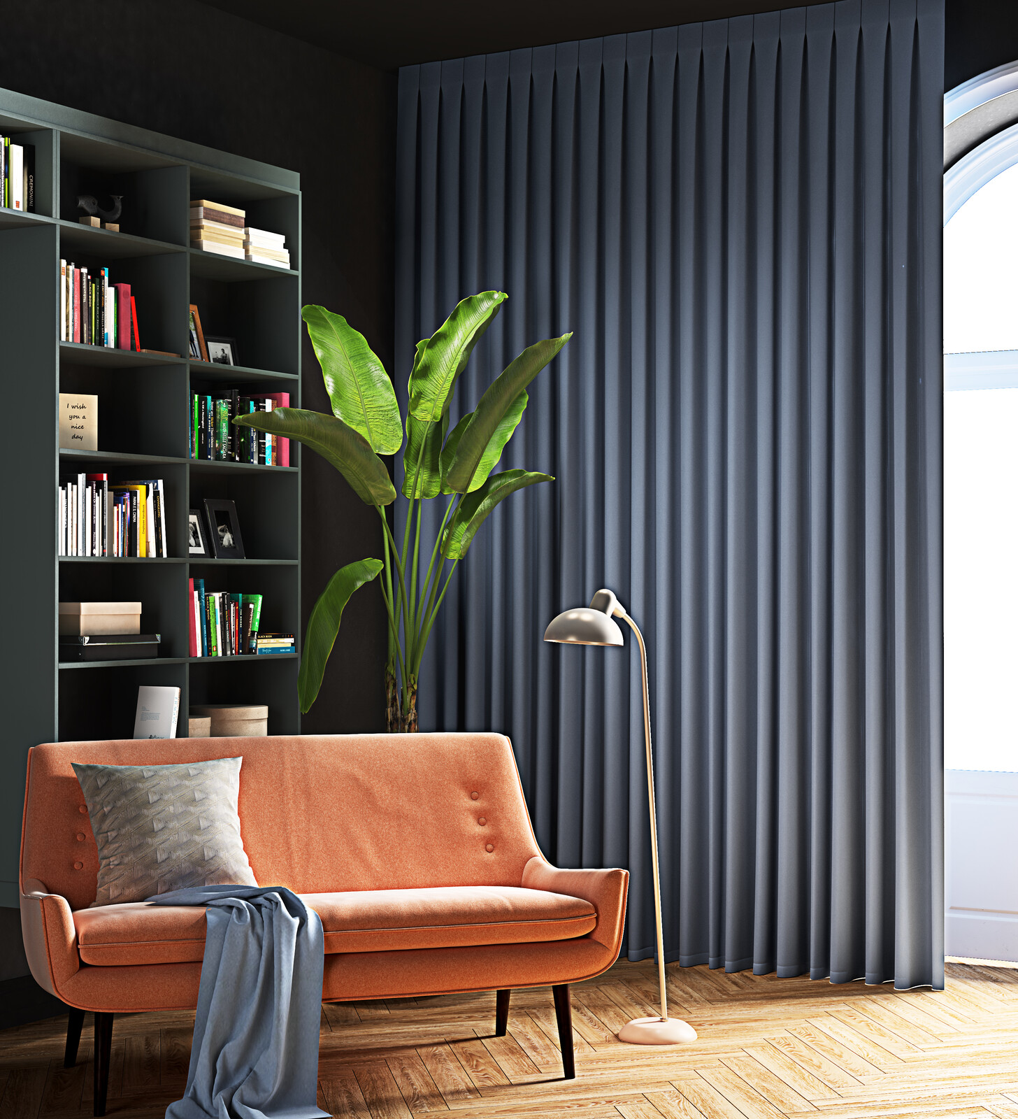 Living room curtain