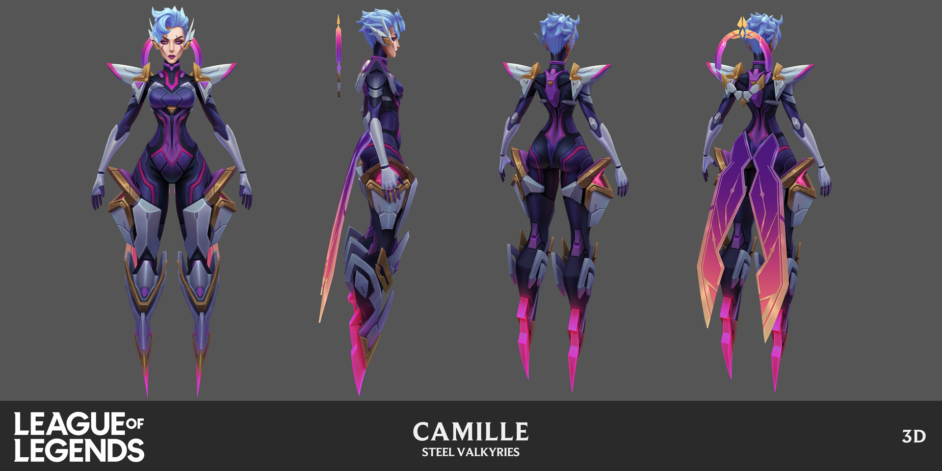 Strike Commander Camille Skin Spotlight - League of Legends 