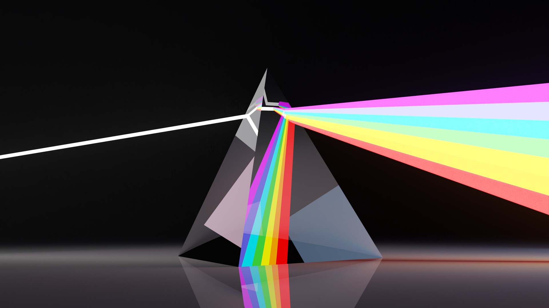Artstation light passing through a prism