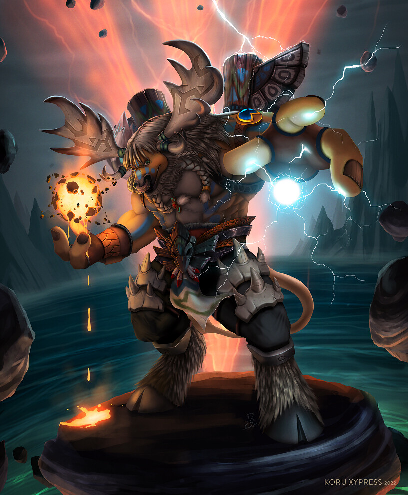 ArtStation - Tauren Shaman