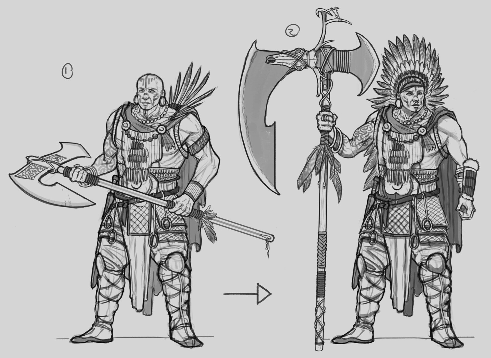 Tribe Concepts – Warrior Level-up