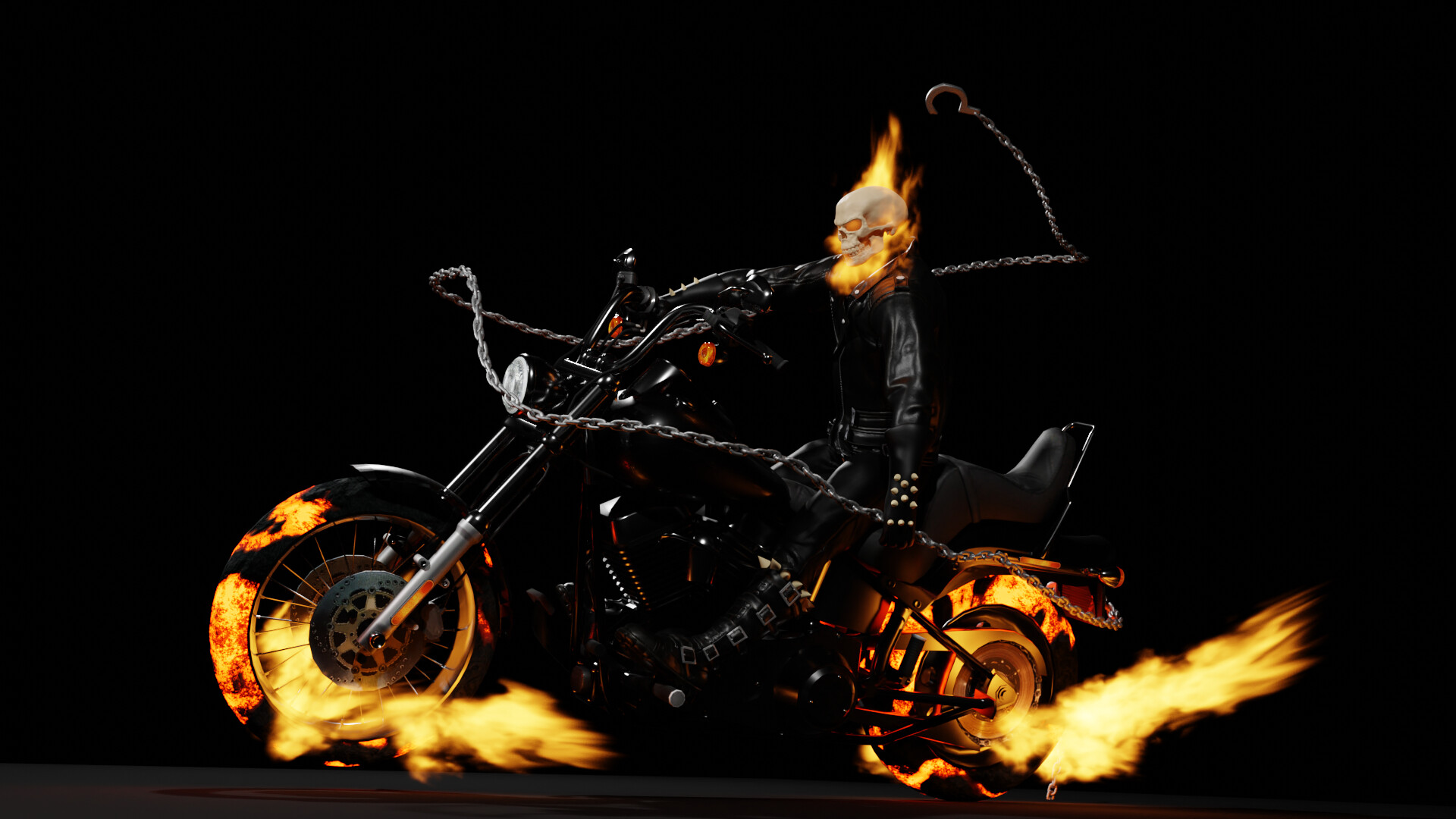 ArtStation - Ghost Rider 3D model