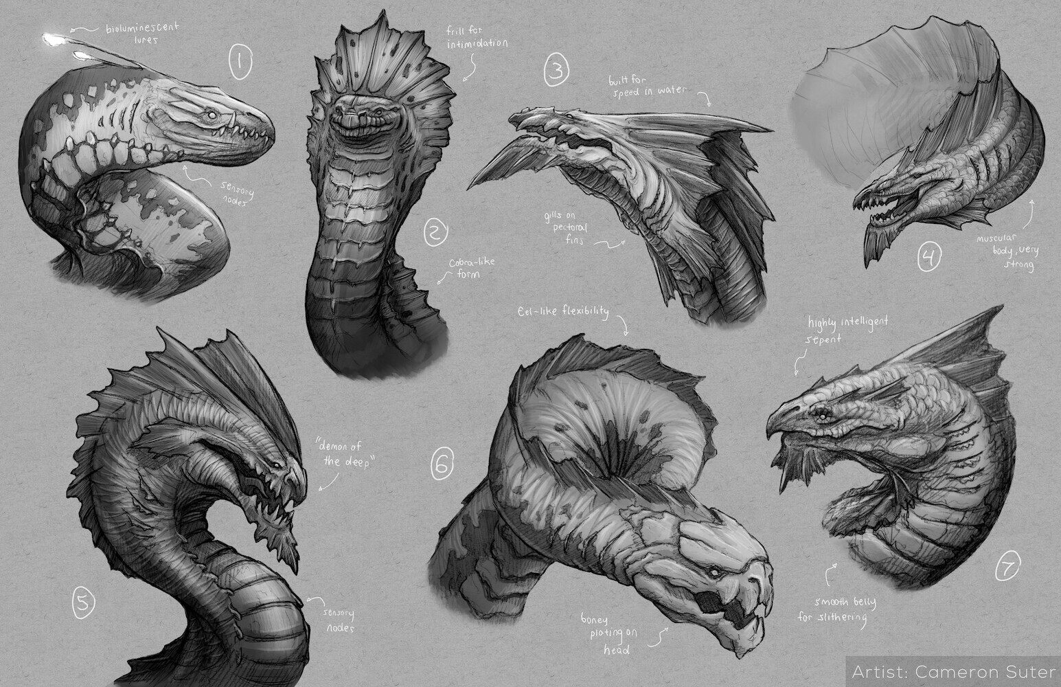 Sea Serpent Concepts