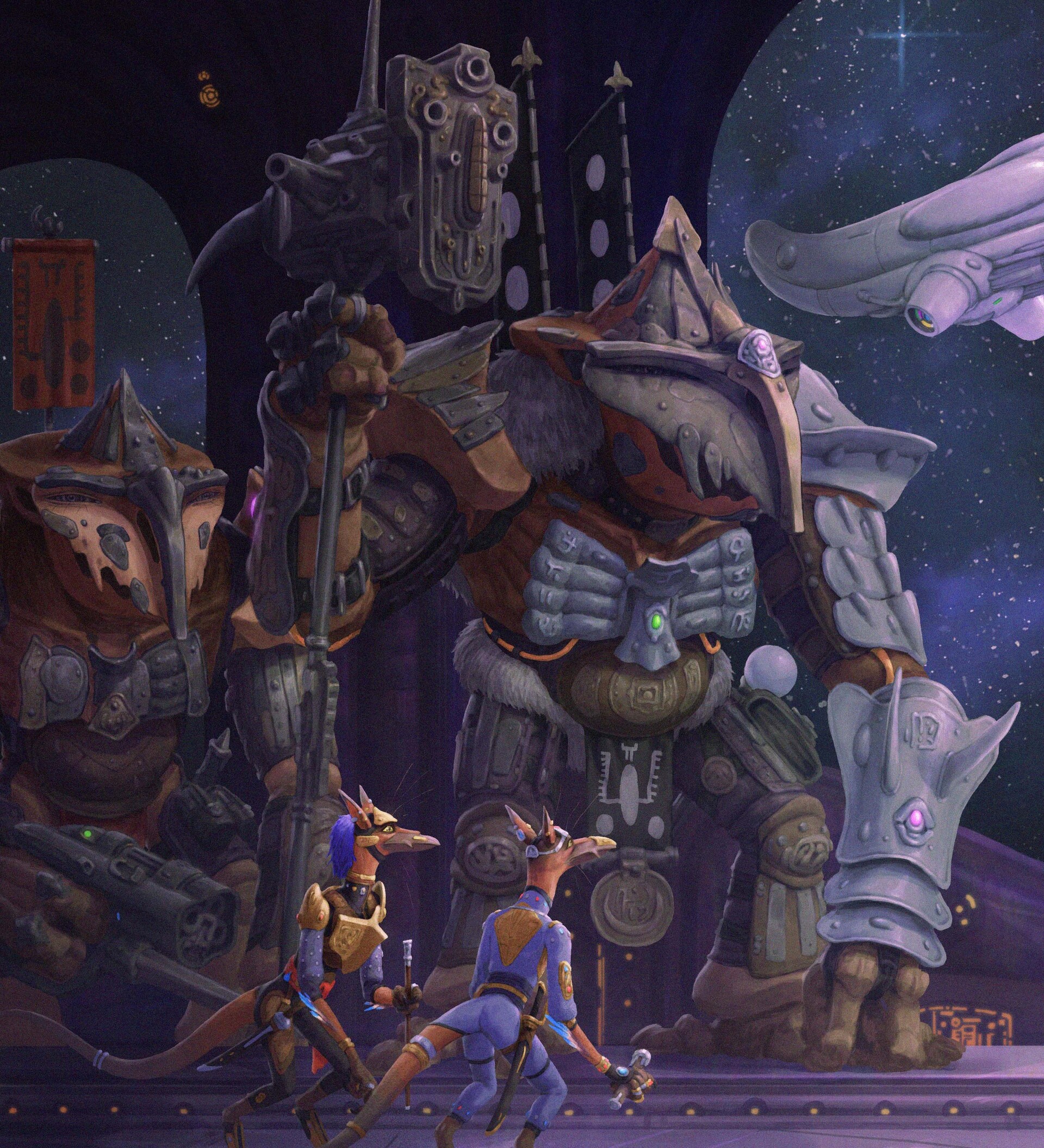 I remenber that my first impression of brutes was of hulking, scary tribal soldiers. When they remplaced the elites i game I felt they lost a bit of their own flair. 