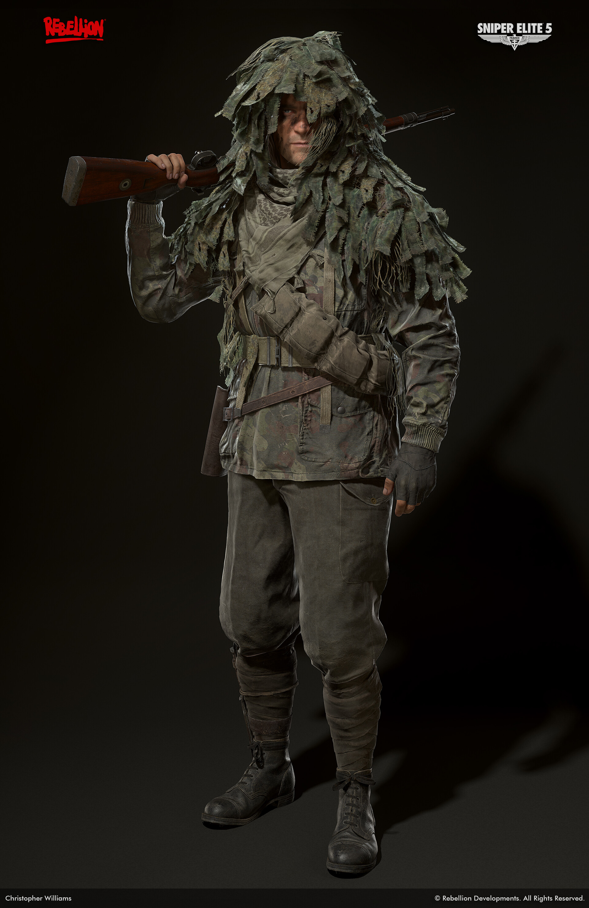 Christopher Williams - Sniper Elite 5 - Ghillie Suit Elite Karl