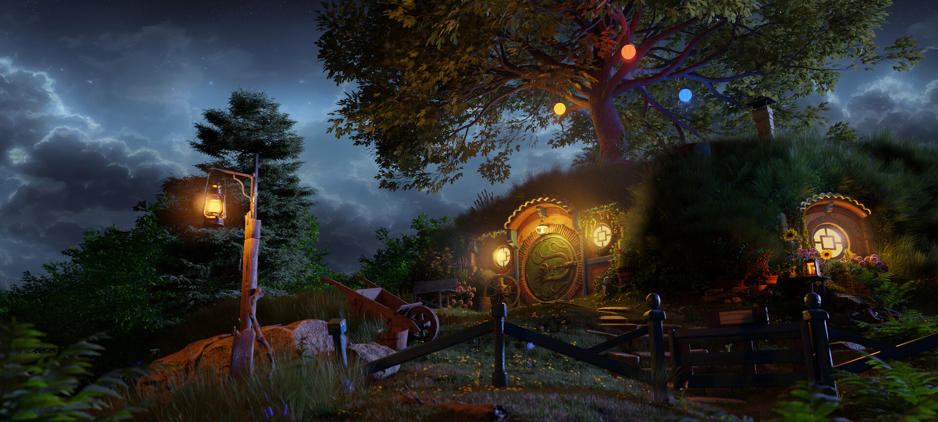 ArtStation Bag End Night