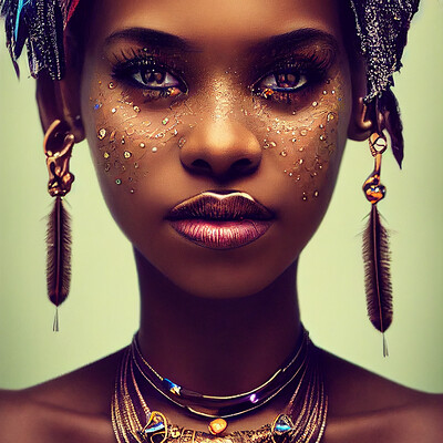 And3d and3d rusty metallic steampunk african woman portrait covered i 5ccd1c31 0f93 42ca 8136 18de456e7ca6