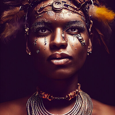 And3d and3d rusty metallic steampunk aboriginal woman portrait covere 5fab1e4e 55a2 44c2 82f4 63873ae0eee5