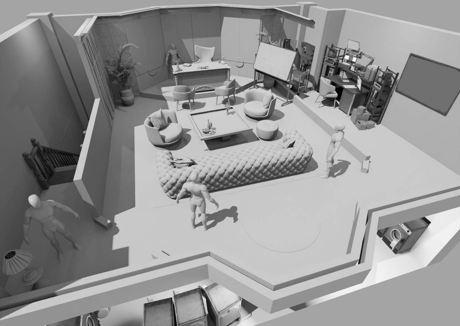 Satchit Basu The Laundry Files Angleton's Office Cutaway